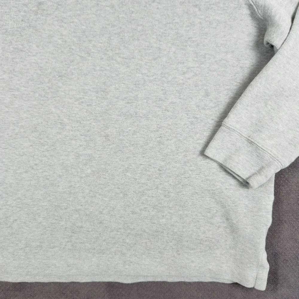 Polo Ralph Lauren Estate Rib 1/4 Zip Mens XXL Gray Cotton Pullover Sweater